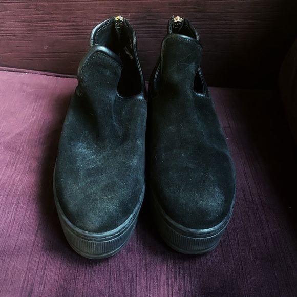 German Suede Platform Shoes Size 37 - Picture 4 of 5